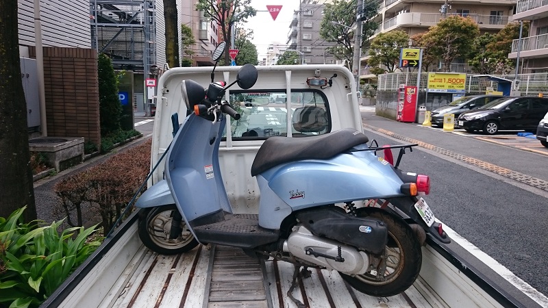 川崎市中原区|原付バイクの廃車、買取、処分、5000円で買取始めました。