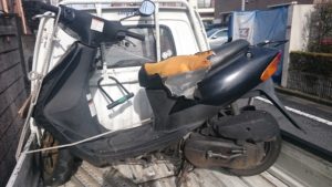 宮前区｜5年放置の原付スクーター廃車買取-費用0円