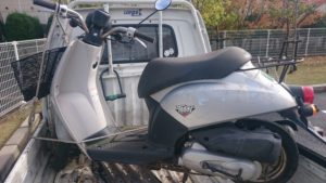 多摩区|5年放置のバイク廃車-費用0円でクオカードプレゼント