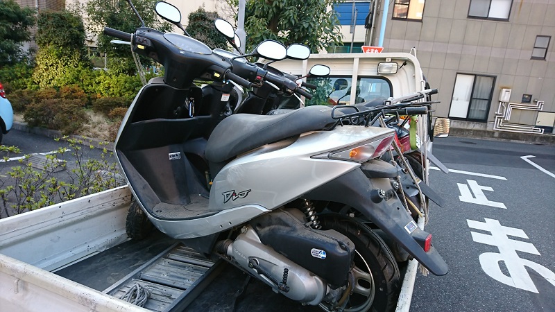 川崎市幸区｜動かない原付バイクの無料廃車手続き。買取りもお任せ下さい