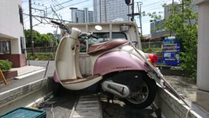 中原区｜バイクのお得な廃車方法！放置の原付スクーターも売れる！