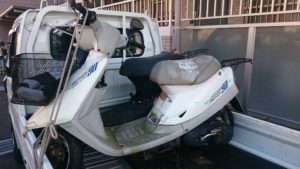 川崎市原付の買取り、無料廃車手続き、無料処分