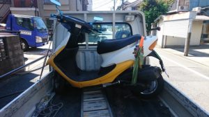 古い原付スクーターの買取りついて
