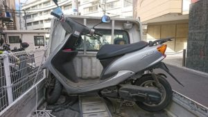 高津区原付スクーターの買取、長期放置３年