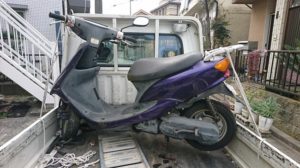 ヤマハJOG長期放置車の買取、無料廃車手続き