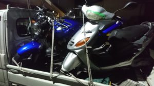 多摩区グランドアクシス100買取、無料廃車手続き