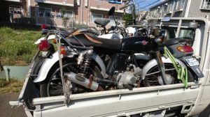 宮前区バイク無料廃車手続き、ベンリー50