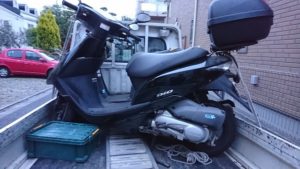 中原区で原付バイクの廃車買取。ホンダディオ