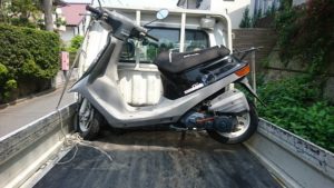 宮前区で原付バイクの無料処分