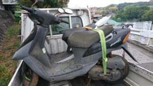 麻生区で原付バイクの廃車買取り
