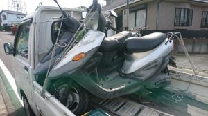高津区原付バイク処分。買取りにも対応