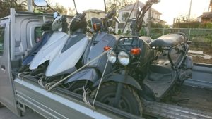 川崎市幸区バイク買取、ズーマー不動車。